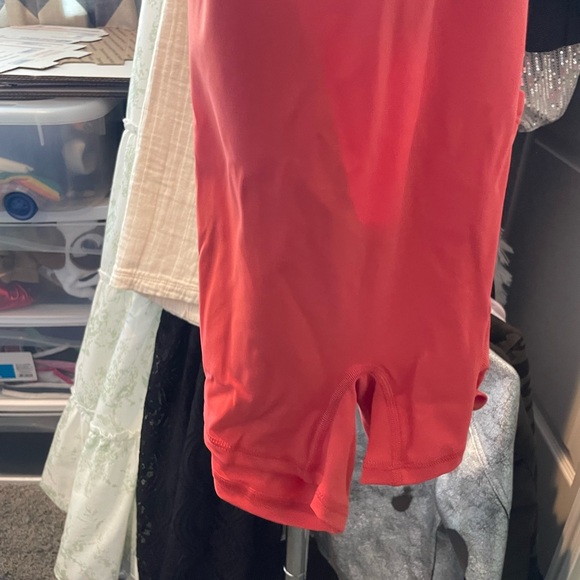 Red Athletic Dress with Built in Shorts and Bra (Plus Easy Pee Built In Shorts) - Picture 4 of 5